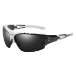 JedBesetzt Fahrradbrille Fahrradbrille, Sportbrille für Herren Damen, Unbreakable Frame