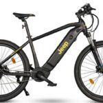 Jeep E-Bikes E-Bike MHM 7000, 9 Gang, Kettenschaltung, Mittelmotor, (mit Akku-Ladegerät)