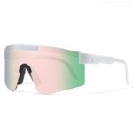 Juoungle Sonnenbrille Fahrradbrille,TR90 polarisierte Sonnenbrille mit UV400 Schutz