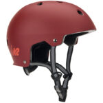 K2 Varsity Pro Skate- und Fahrradhelm Kinder 4 - burgandy - orange L