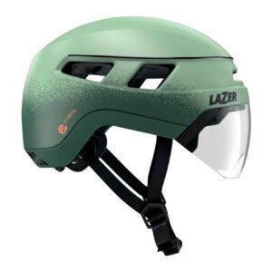 LAZER Fahrradhelm Urbanize NTA MIPS + LED, Matte Green