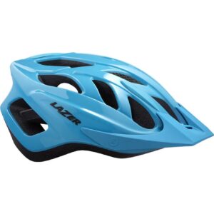 LAZER Jugend -Fahrradhelm J1 + LED, Cyan