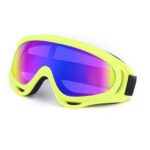 LeiGo Fahrradbrille Fahrradbrille, Buggybrille, Motorradbrille, Rennbrille, Skibrillen, Fahrradbrille UV400 Anti-Fog Impact Staubbrille