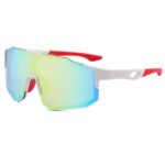 MAGICSHE Fahrradbrille Fahrradbrillen für Herren und Damen, Sport-Sonnenbrillen, Windschutzscheibe, UV-beständige und klare Sicht Brille