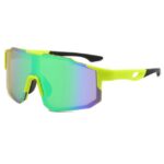 MAGICSHE Fahrradbrille Fahrradbrillen für Herren und Damen, Sport-Sonnenbrillen, Windschutzscheibe, UV-beständige und klare Sicht Brille