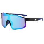 MAGICSHE Fahrradbrille Fahrradbrillen für Herren und Damen, Sport-Sonnenbrillen, Windschutzscheibe, UV-beständige und klare Sicht Brille