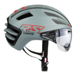 Speedairo 2 Fahrradhelm mit Visier, M (Kopfumfang 54-59 cm), Infrared