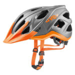 Uvex STIVO CC Fahrradhelm - grau neon orange