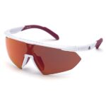 adidas eyewear - SP0015 Mirror Cat. 3 + Spare Lens Cat. 1 - Fahrradbrille weiß