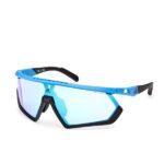 adidas eyewear - SP0054 Mirror Cat. 2 + Spare Lens Cat. 0 - Fahrradbrille weiß