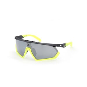 adidas eyewear - SP0054 Mirror Cat. 3 + Spare Lens Cat. 0 - Fahrradbrille grau/weiß