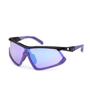 adidas eyewear - SP0055 Mirror Cat. 2 + Spare Lens Cat. 0 - Fahrradbrille lila