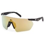 adidas eyewear - SP0062 Mirror Cat. 3 + Spare Lens Cat. 0 - Fahrradbrille beige;rosa