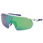 adidas eyewear - SP0093 Mirror Cat. 3 + Spare Lens Cat. 1 - Fahrradbrille grün