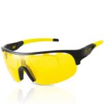 KINSI Fahrradbrille Radsportbrille,polarisierte Brille,Radsport-Sonnenbrille,Sportbrille, Kurzsichtige Linsen können zum Schutz Ihrer Augen hinzugefügt werden