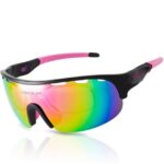 KINSI Fahrradbrille Radsportbrille,polarisierte Brille,Radsport-Sonnenbrille,Sportbrille, Kurzsichtige Linsen können zum Schutz Ihrer Augen hinzugefügt werden