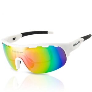 KINSI Fahrradbrille Radsportbrille,polarisierte Brille,Radsport-Sonnenbrille,Sportbrille, Kurzsichtige Linsen können zum Schutz Ihrer Augen hinzugefügt werden