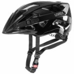 uvex Active Fahrradhelm (52-57 cm, 01 black/shiny)