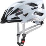 uvex Active Fahrradhelm (52-57 cm, 10 cloud/silver)