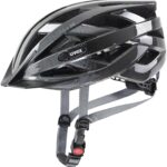 uvex Air Wing Fahrradhelm (52-57 cm, 24 grey/black)