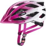 uvex Air Wing Fahrradhelm (52-57 cm, 27 pink/white)