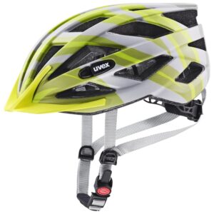 uvex Air Wing cc Fahrradhelm (52-57 cm, 02 grey/lime matt)