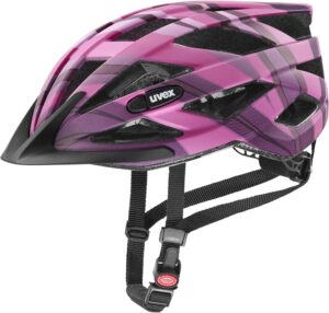 uvex Air Wing cc Fahrradhelm (52-57 cm, 08 plum/pink matt)