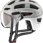 uvex Finale Visor Fahrradhelm (52-57 cm, 10 sand/white mat)