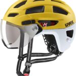 uvex Finale Visor Fahrradhelm (52-57 cm, 11 sunbee/cloud matt)