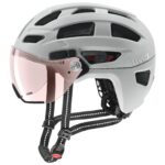 uvex Finale Visor Variomatic Fahrradhelm (52-57 cm, 02 papyrus matt)