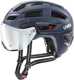 uvex Finale Visor Variomatic Fahrradhelm (52-57 cm, 03 deep space matt)