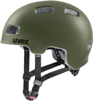 uvex HLMT 4 cc Kinder-Fahrradhelm (51-55 cm, 05 forest matt)