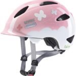 uvex Oyo Fahrradhelm (46-50 cm, 01 butterfly/pink)