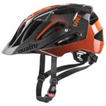 uvex Quatro Fahrradhelm (52-57 cm, 28 titan/orange)