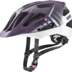 uvex Quatro cc Fahrradhelm (52-57 cm, 01 plum/white matt)