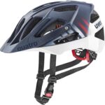 uvex Quatro cc Fahrradhelm (52-57 cm, 02 deep space/white matt)