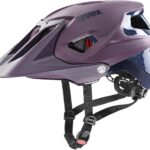 uvex Quatro integrale Fahrradhelm (52-57 cm, 10 plum deep/space mat)