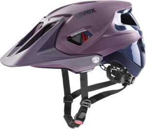 uvex Quatro integrale Fahrradhelm (52-57 cm, 10 plum deep/space mat)