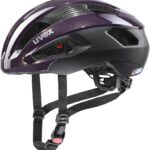 uvex Rise cc Fahrradhelm (52-57 cm, 04 plum/black matt)