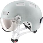 uvex Rush Visor Fahrradhelm (55-58 cm, 03 papyrus/grey matt)