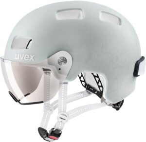 uvex Rush Visor Fahrradhelm (55-58 cm, 03 papyrus/grey matt)