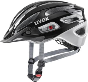 uvex True Fahrradhelm (52-56 cm, 05 black/silver)