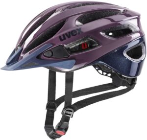 uvex True Fahrradhelm (52-56 cm, 07 plum/deep space)