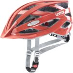 uvex i-vo 3D Fahrradhelm (52-57 cm, 10 grapefruit)