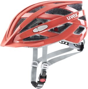 uvex i-vo 3D Fahrradhelm (52-57 cm, 10 grapefruit)