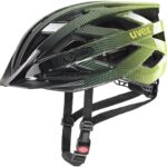 uvex i-vo Fahrradhelm (52-57 cm, 15 rhino/neon yellow)