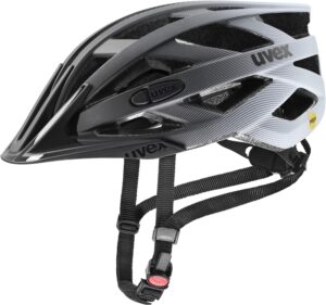 uvex i-vo cc MIPS Fahrradhelm (52-57 cm, 07 black/cloud matt)