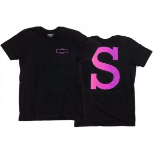 Sunday T-shirt Big-s Schwarz Logo Pink/lila Fade Xl – Bild 2