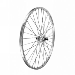 Rad 26 "silber hinten qr - 6 / 7v gewinde auf lagern – Bild 2