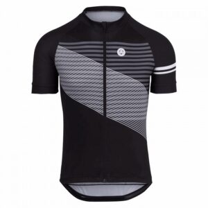 Gestreiftes Sporttrikot Für Herren Schwarz – Kurze ärmel Größe S – Bild 2